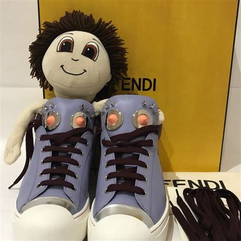 fendi face shoes